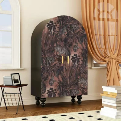 Modern  Minimalist Double Door Wardrobe