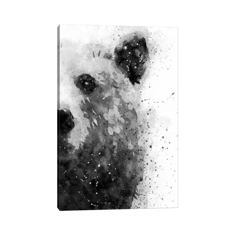 Bear At Attention by Brandon Wong - Wrapped Canvas Painting, 66.04 cm H x 45.72 cm W x 3.175 cm D