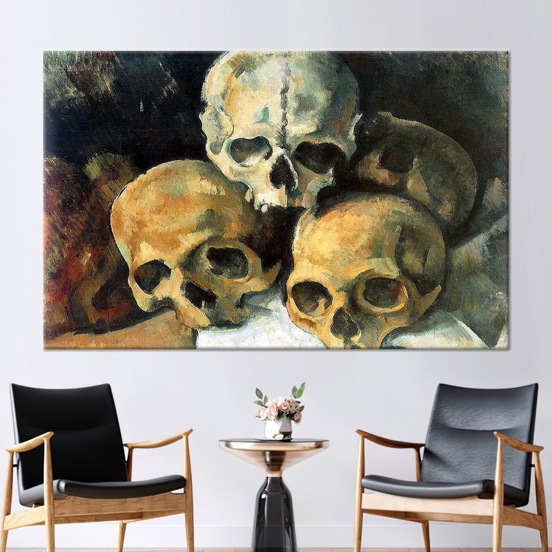 Reproduction d'art sur toile par Paul Cezanne, H 28 po x l 39 po, Toile tendue, Ne s’applique pas
