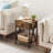 Alameen Nightstand Wood Bedside Table Small Nightstand with Drawer and Shelf for Bedroom, Living Room, Dorm-1267501221