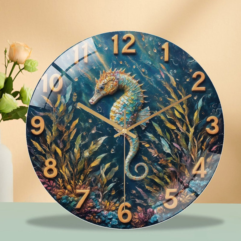 Horloge murale avec horloge murale 12 po