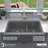 Karran Farmhouse Apron Front Quartz Composite 34'' X 21-1/4'' 60/40 Double Bowl Kitchen Sink-45011522