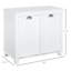 Armoire de plancher Home, armoire à linge inclinable, armoire de rangement élégante