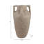 Vase de table Amphora avec poignées à pattes pour la décoration intérieure-961514081