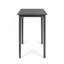 Table de bar d'extérieur carrée en bois d'acacia minimaliste - Gris foncé-370672425