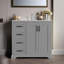 Meuble-lavabo moderne 36 po avec lavabo en céramique, porte à fermeture douce, tablette réglable et 3 tiroirs-1058634974-1058634960