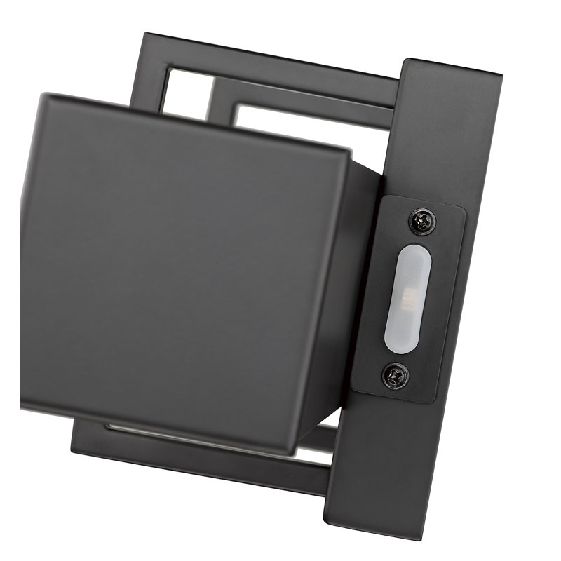 Klowie Dimmable LED Bath Bar, Matte Black