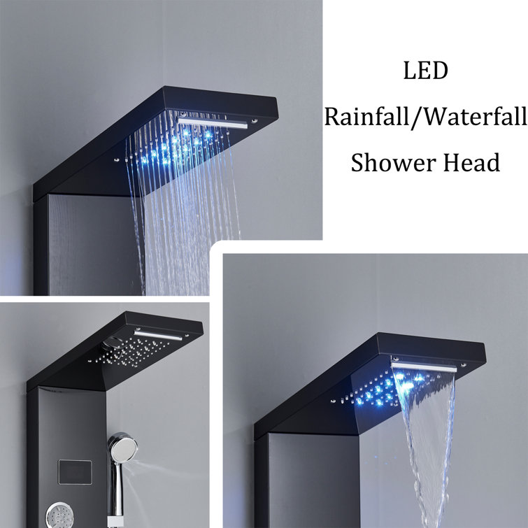 Augusts 44.48'' Shower Panel with Fixed Shower Head