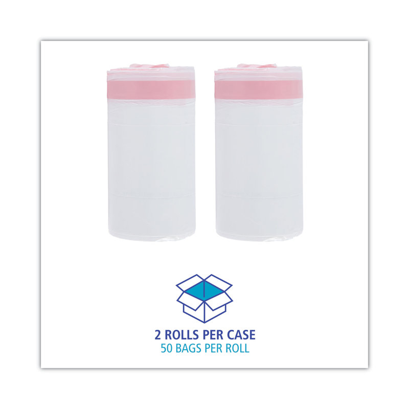 Plastic Trash Liners - 100 Count