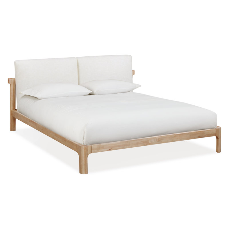 Lit plateforme tapissier Furano, Double