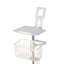 Chariot mobile universel Universal avec plaques de fixation pour moniteur de points Welch Allen