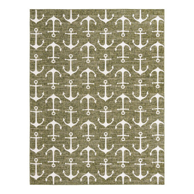Machine Woven Polypropylene Plastic Rug