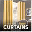 Decorative Blackout Curtain Panels Pair with Eyelet Top and Tie Backs, Polyester Window Drapes for Bedroom Living Room-126391941-126391951