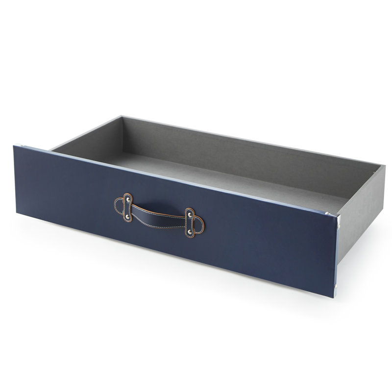 Texture Brand - Rolling Under Bed Storage Drawer, Midnight Navy