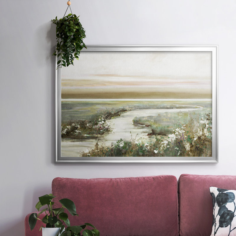 Eternity In Dawn, reproduction d'art sur toile, H 14 po x l 20 po x P 1,5 po, Argent