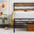 Igourdane Metal Piece Bedroom Set-380218126-380218121