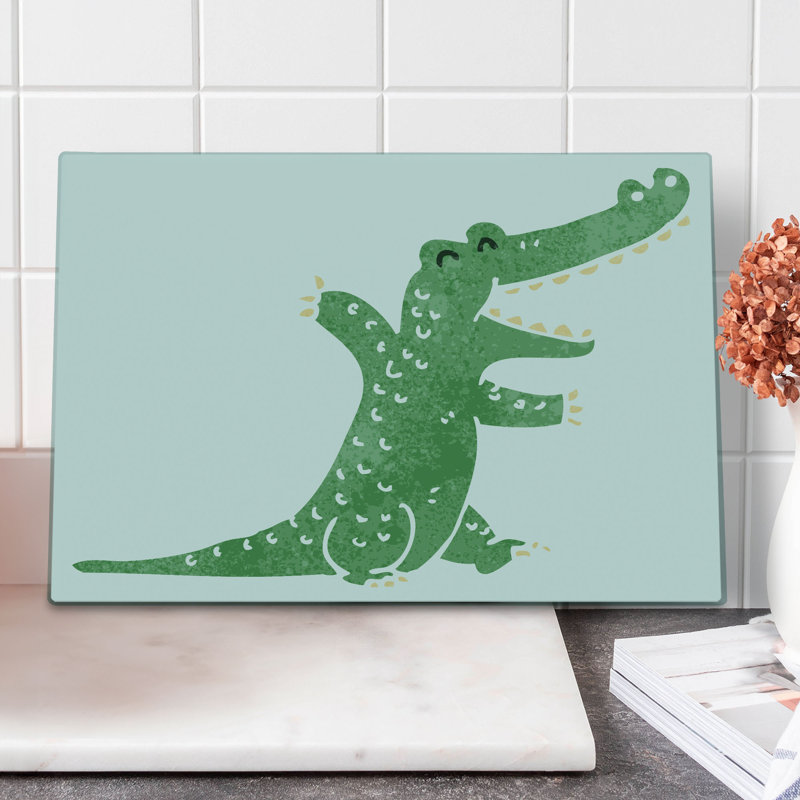Planche à découper crocodile Ambesonne
