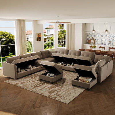Mizuho Upholstered L-Shaped Sectional