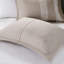 Édredon en chenille 7 pièces Taupe Luxury