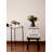 Elegant Anthracite Ceramic Vase, 8.7 x 8.7 x 8.7 Inches | 100% Durable Ceramic Material | Perfect for Home Décor & Floral Arrangements | Stylish Accent for Living Room, Office, or Entryway