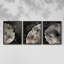 Série abstraite LXV III - Ensemble de 3 estampes numériques encadrées - Prêt à être accroché-586556470-586556471