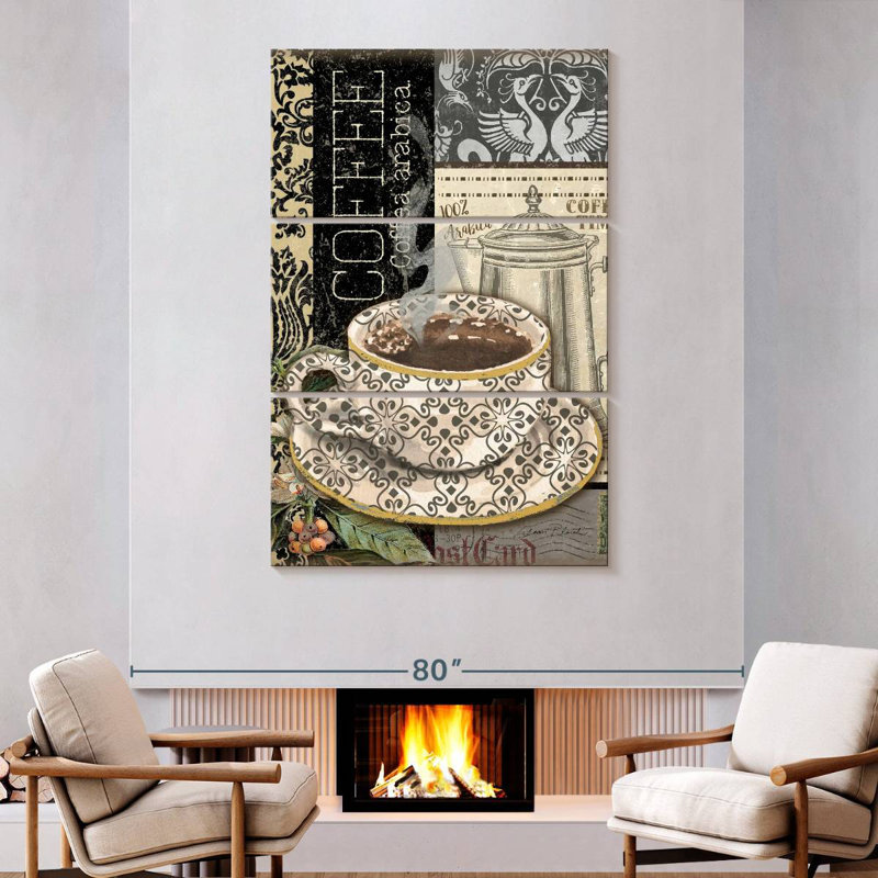 Tergel Coffee Art, 74" H x 48" W