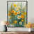 Toile avec cadre flottant noir