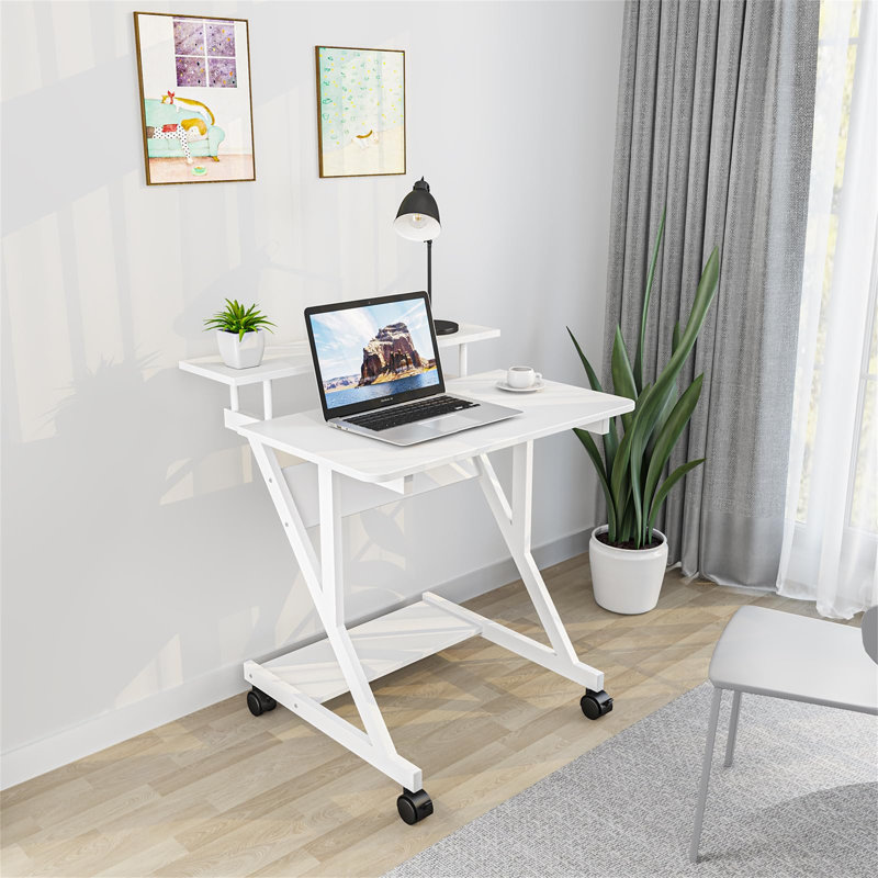 Metal Base Computer Desk