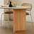 Modern minimalist oval dining table-983143249