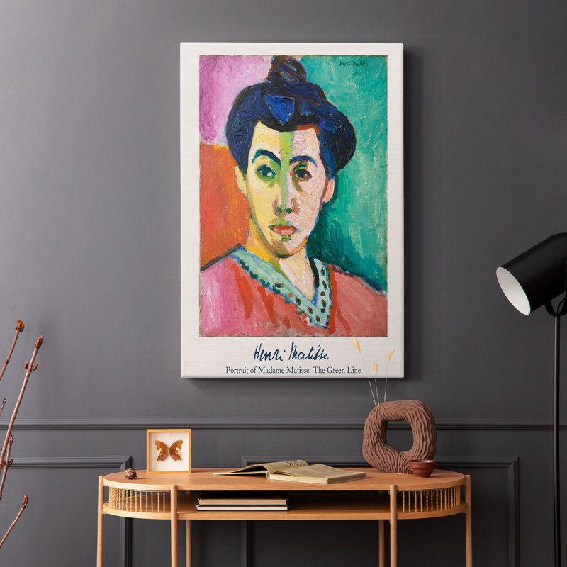 Matisse D III, reproduction d'art encadrée Cavas, H 36 po x l 24 po