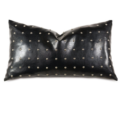 Housse de coussin lombaire en similicuir Liam