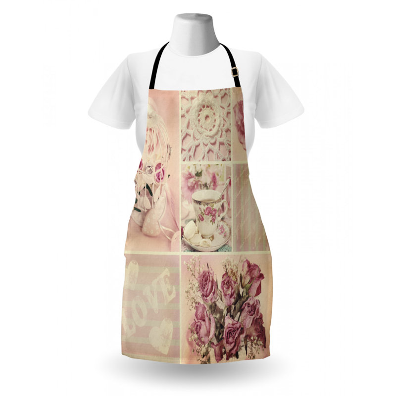 Tablier de flore shabby