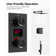 Pressure Balanced  LCD Display Shower System 12" Rain Shower Faucet with Rough-in Valve