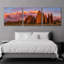 «Sunset at the Fins - Arches National Park» par Darren White, ensemble de 3 pièces-101998067