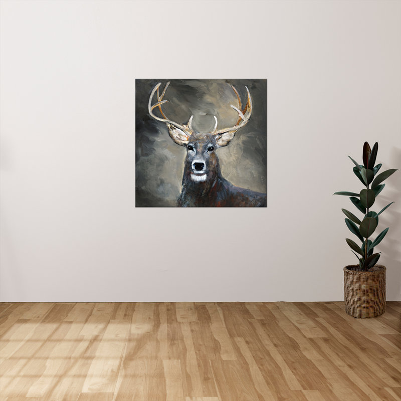 "Buck" by Sally Swatland Print on Canvas, H 18 po x l 18 po x P 1 po