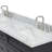 Hamlet 67'' Double Bathroom Vanity with Carrara Marble Top-93068142-93068143