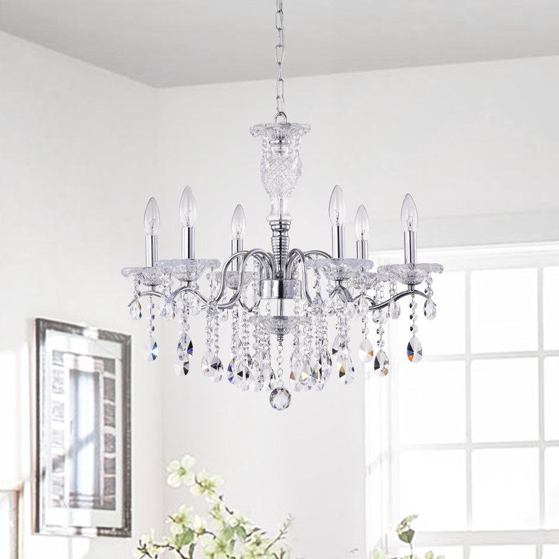Tilbury 6 - Light Dimmable Chandelier