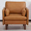 Fauteuil en cuir Reachel