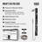 Sutton 58" H X 4" W EZDivert™ 4-Jet Shower System with Hand Shower Wand and Adjustable Shower Head-55848632