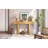 Rustic Minimalist Console Table With Hidden Drawer, Side Power Outlet,Wood Entryway Table For Entryways, Living Rooms And Home Offices-576807798