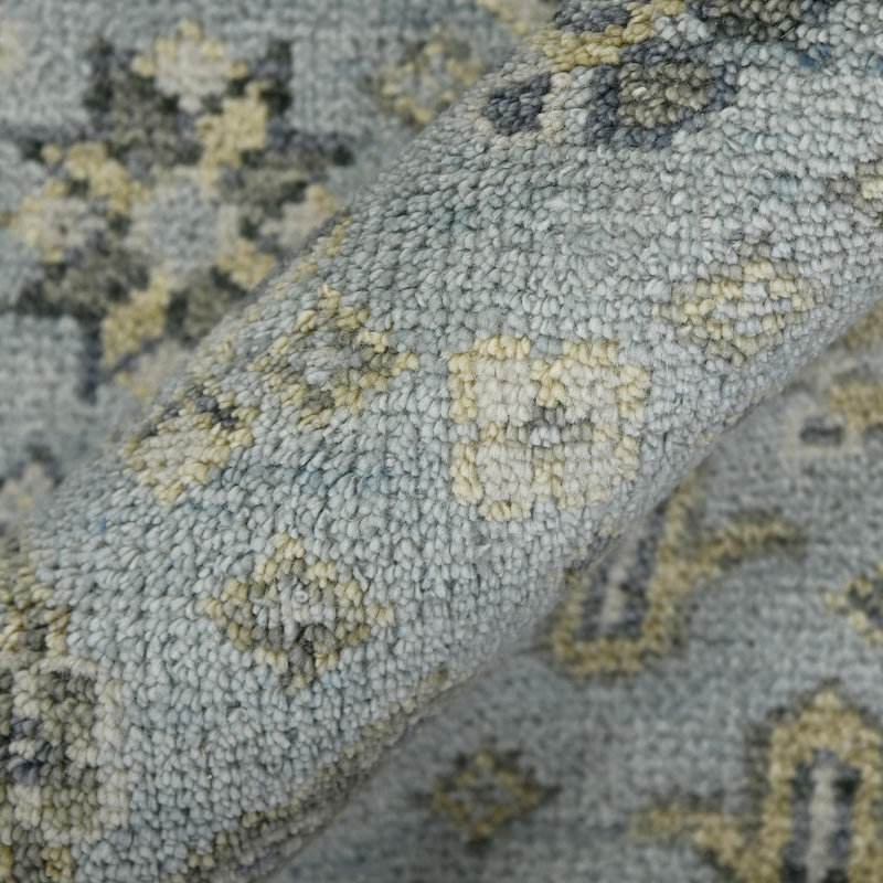 Divine Hand Knotted Wool Area Rug, Rectangle 10' x 14'