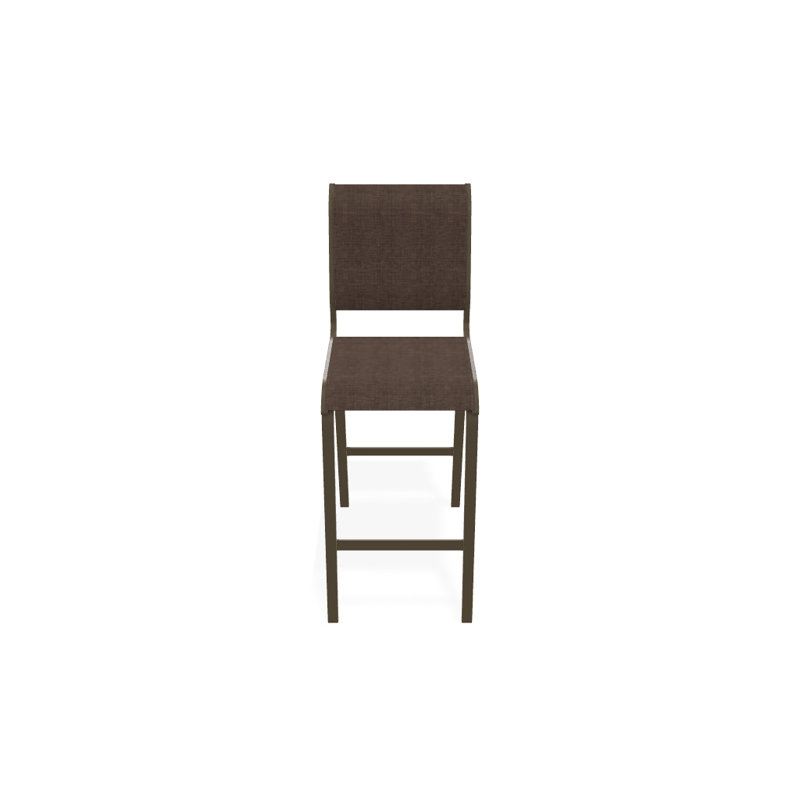 Tabouret de bar 29,5 po Holna, Moka Sunbrella®, Bois de plage texturé