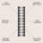 Bonnes Chevron Machine Made Power Loom Polypropylene Area Rug in Ivory/Black-2104481451