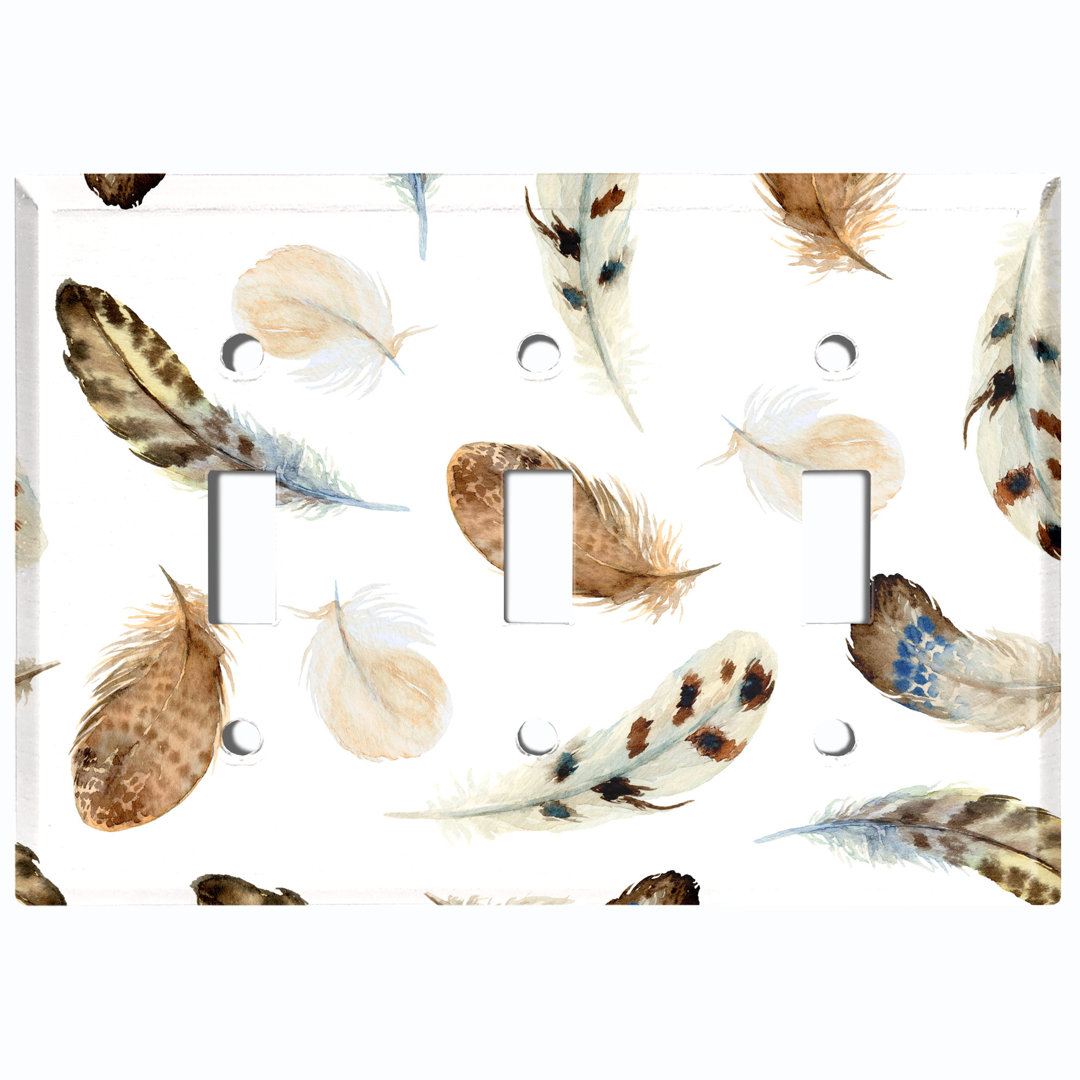 Animals 3 - Gang Toggle Light Switch Standard Wall Plate WorldAcc