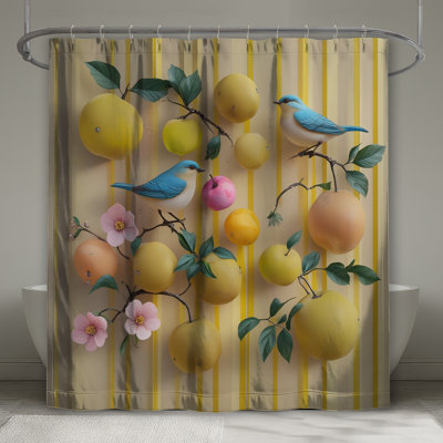 Rideaux de douche Blue Birds