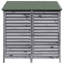 Vidaxl Garden Shed Solid Fir Wood Storage Cabinet Outdoor Modern Design Ample-129097104