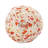 Confetti Glass Pedestal, Orange/Pink/Yellow
