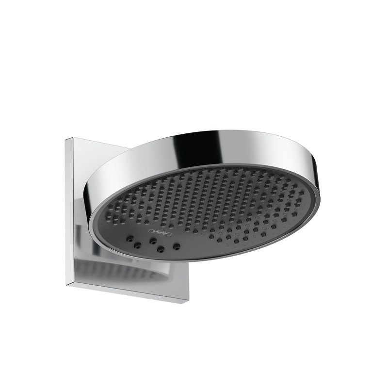 Tête de douche Hansgrohe Rainfinity 250 avec garniture de connecteur mural, Chrome, 2,5 gallons par minute