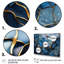Or et mosaïque de marbre doré bleu agate III - art abstrait-694669695-694669676