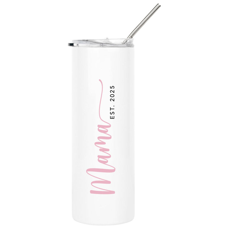 Mama Bear Personalized With Kids Names Engraved Tumbler, Stainless